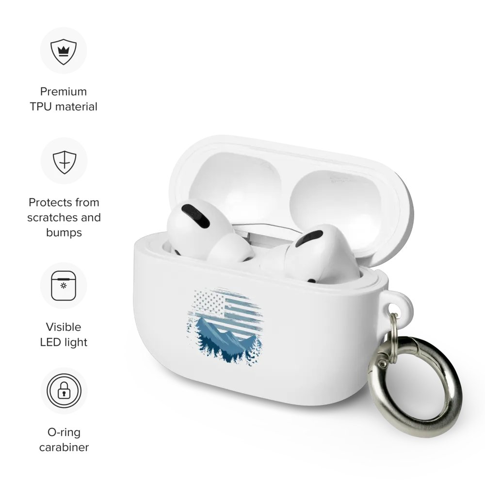 Patriotic Peaks AirPods Case product image (94)