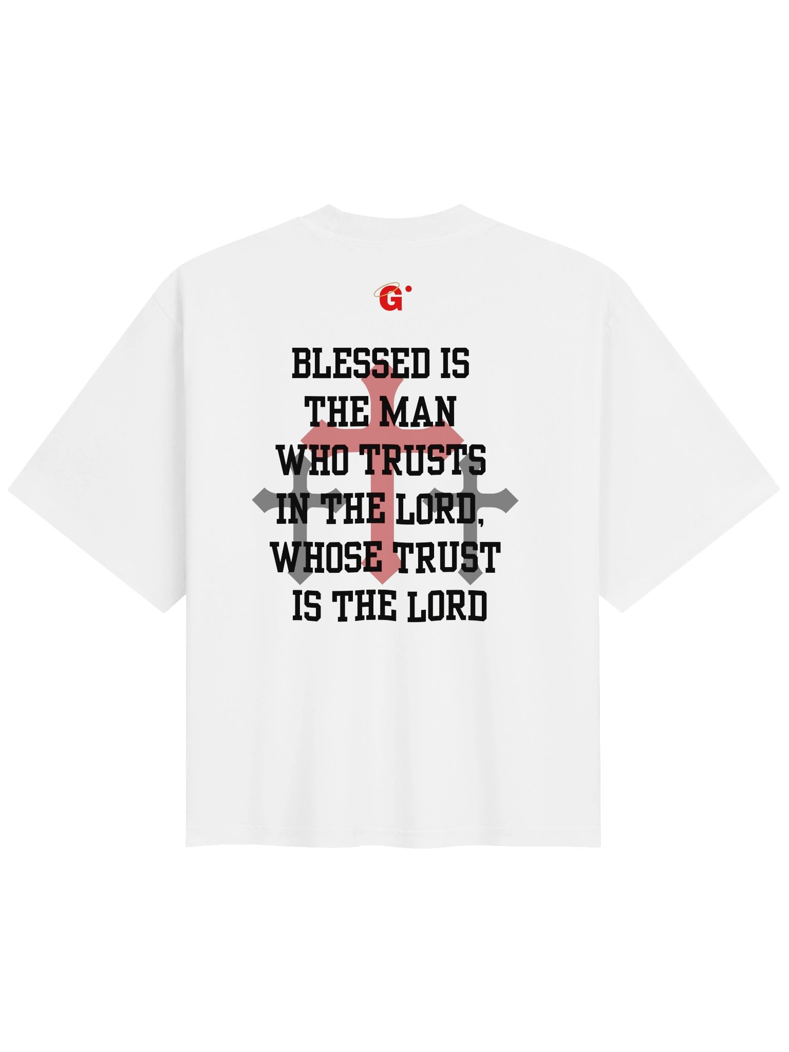 Blessed Oversied Tee (White) product image (2)