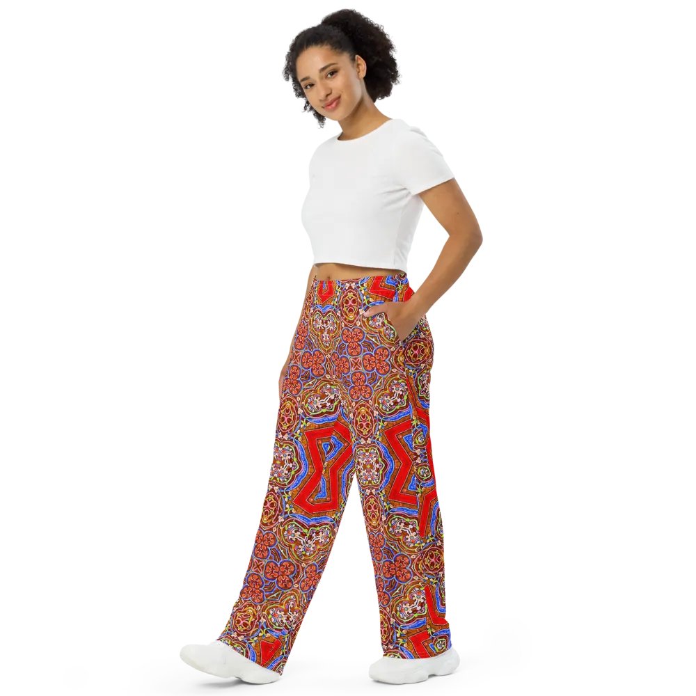 Medieval Kaleidoscope Wideleg Pants product image (4)