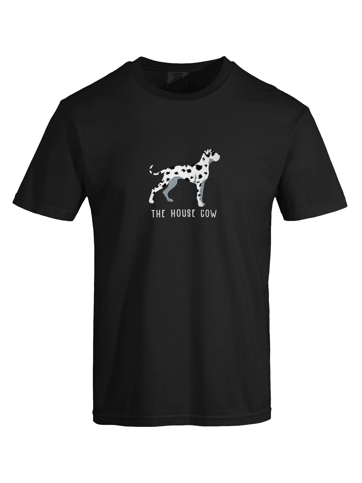The House Cow T-Shirt(Embroidered) of a Great Dane(Harlequin) product image (29)