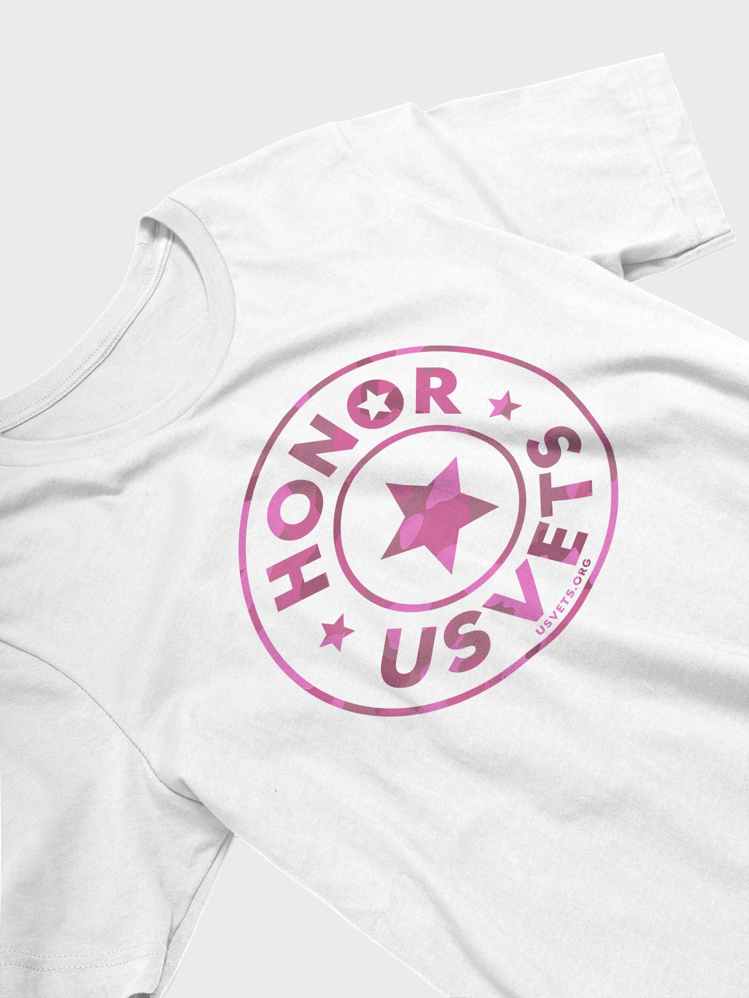 HONORUSVETS - PINK STAR TEE product image (3)