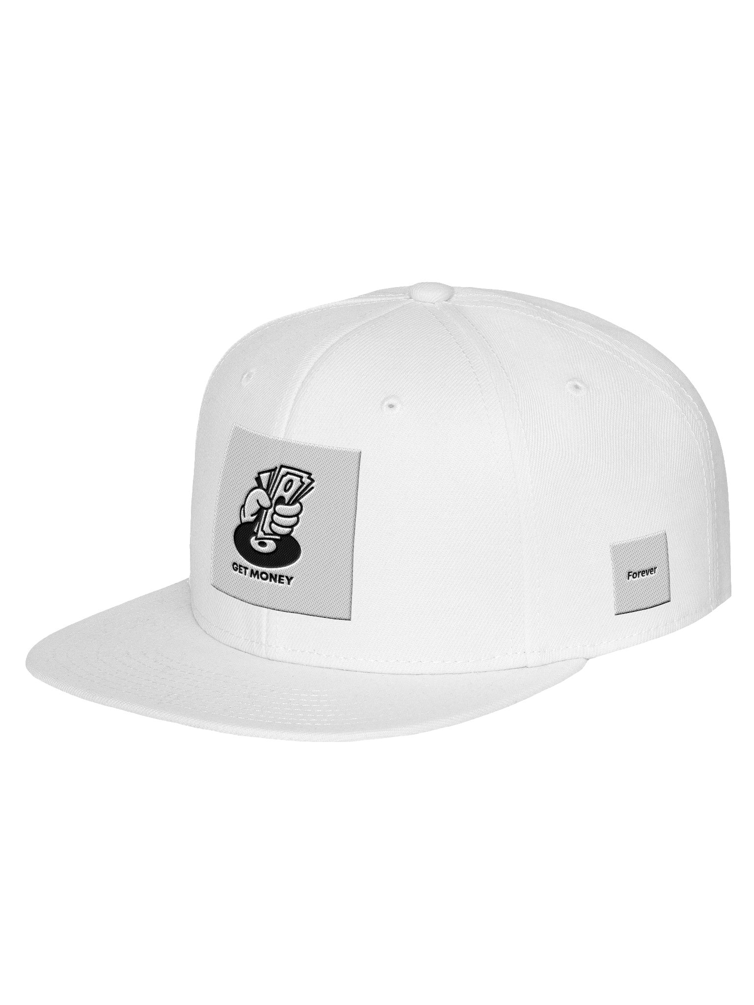 White Get Money Forever Snapback product image (2)