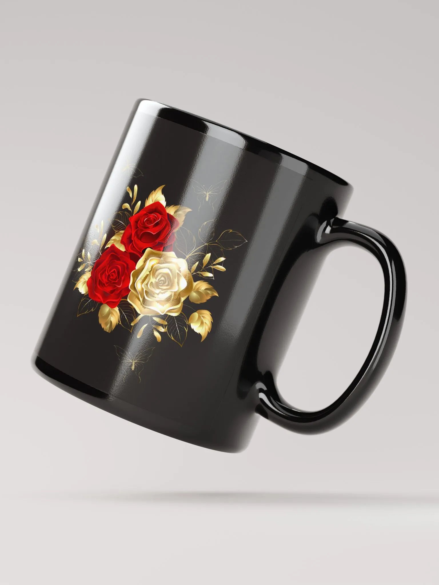 Golden Rose Circle Mug product image (4)