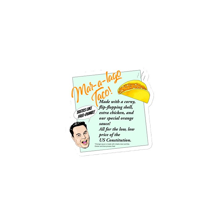 Mar-a-lago Taco Magnet product image (1)