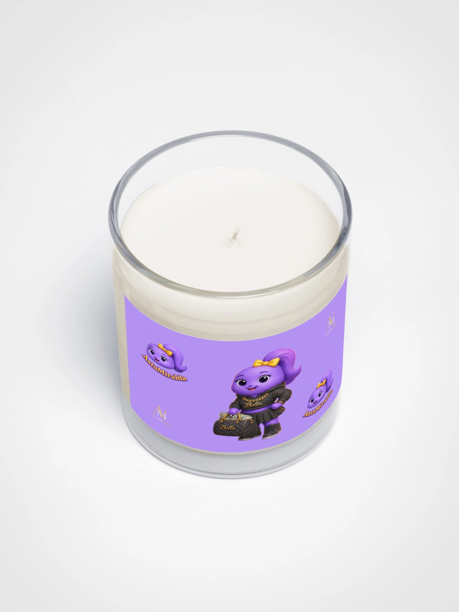 Soy Wax Candle In A Clear Glass Jar product image (3)