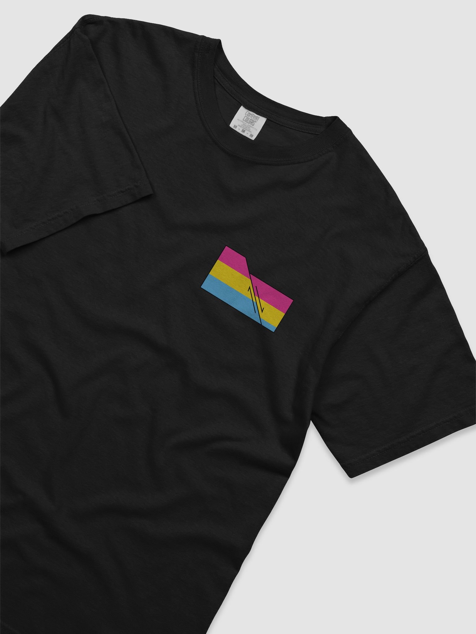 Faulted Pride Flags- Pan T Shirt product image (13)