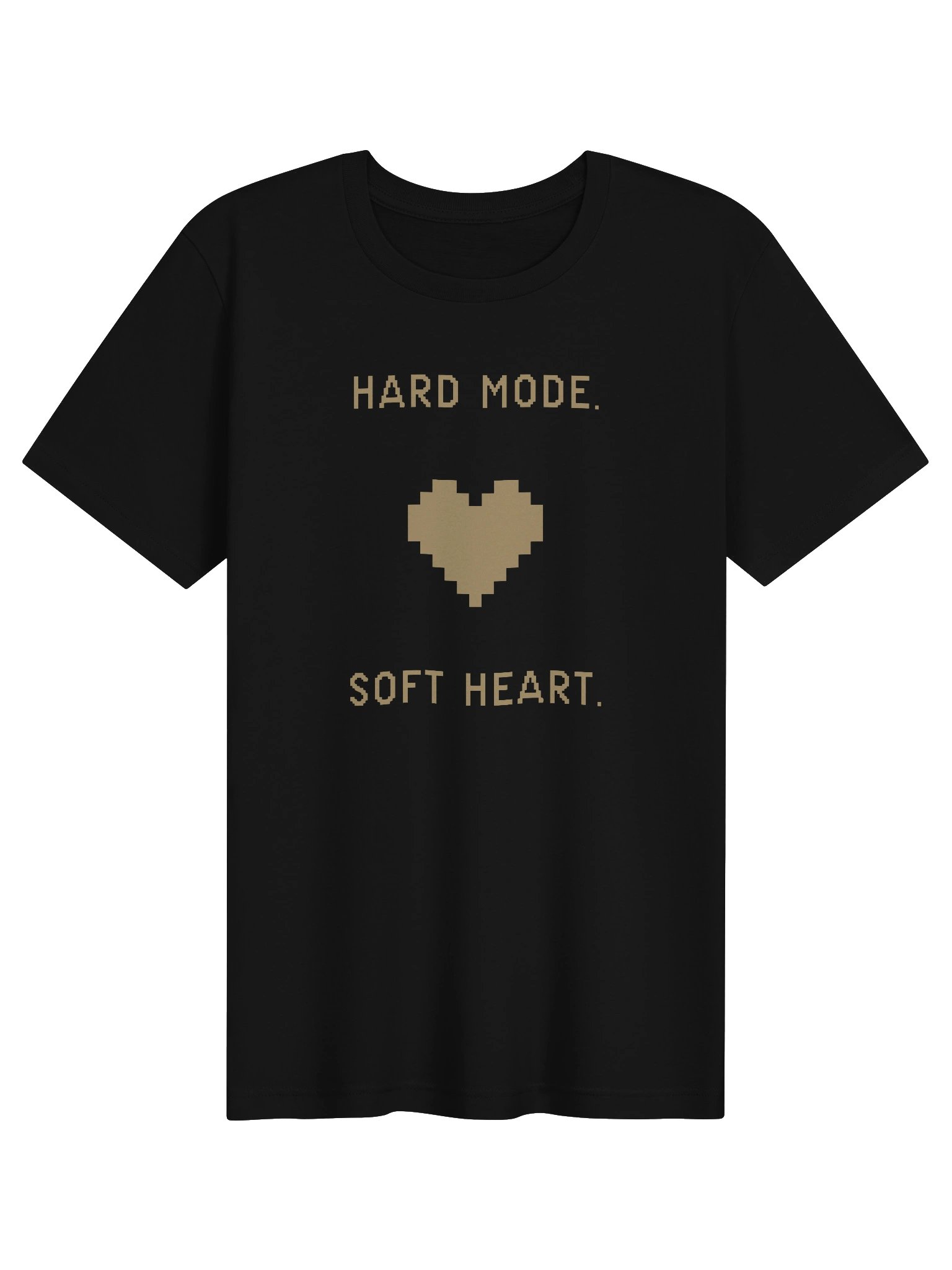 Hard Mode Soft Heart Shirt | Chronic Illness & Resilience Gamer Tee product image (1)