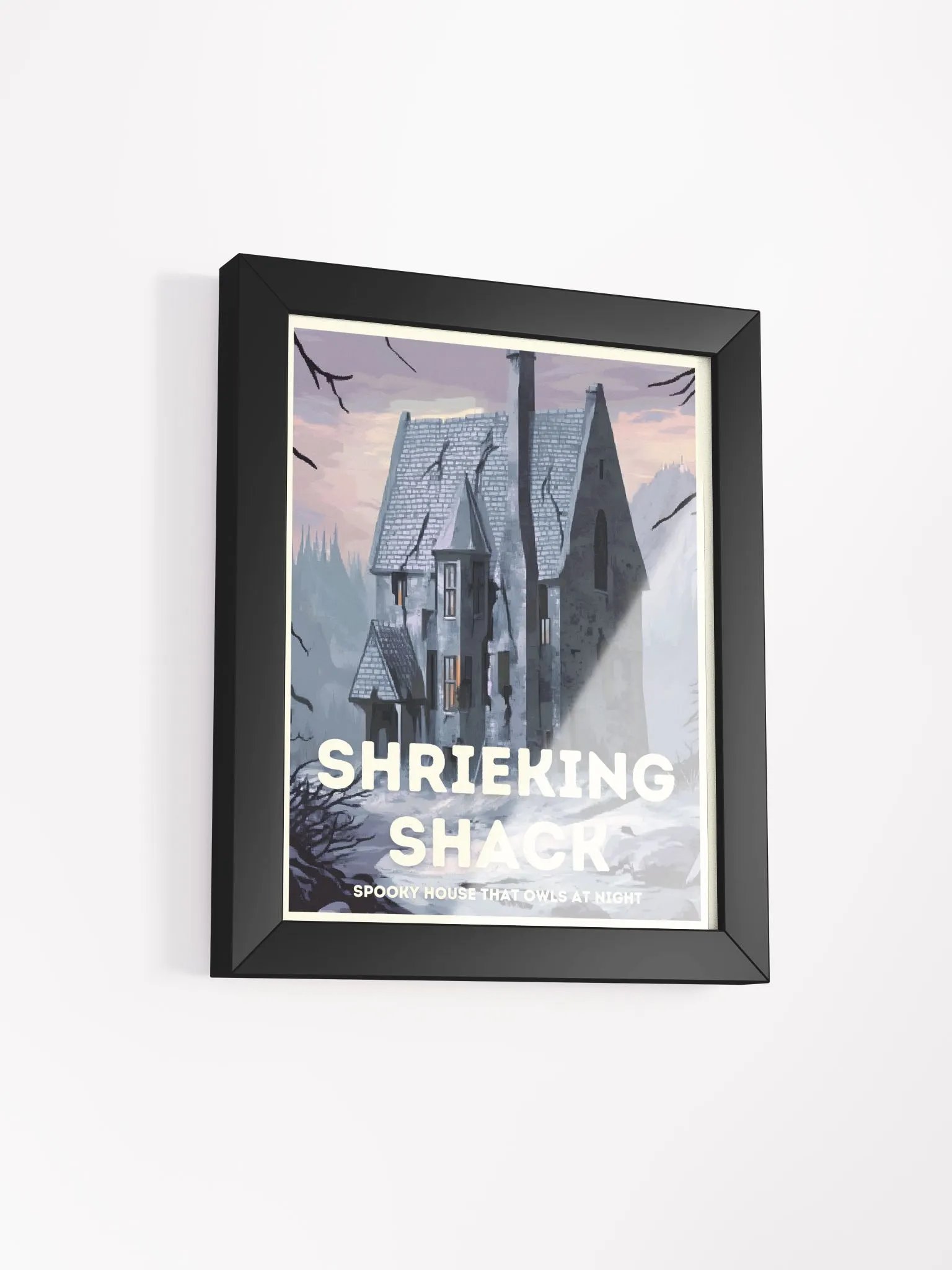 Magical Haunted House Vintage Travel Poster product image (2)