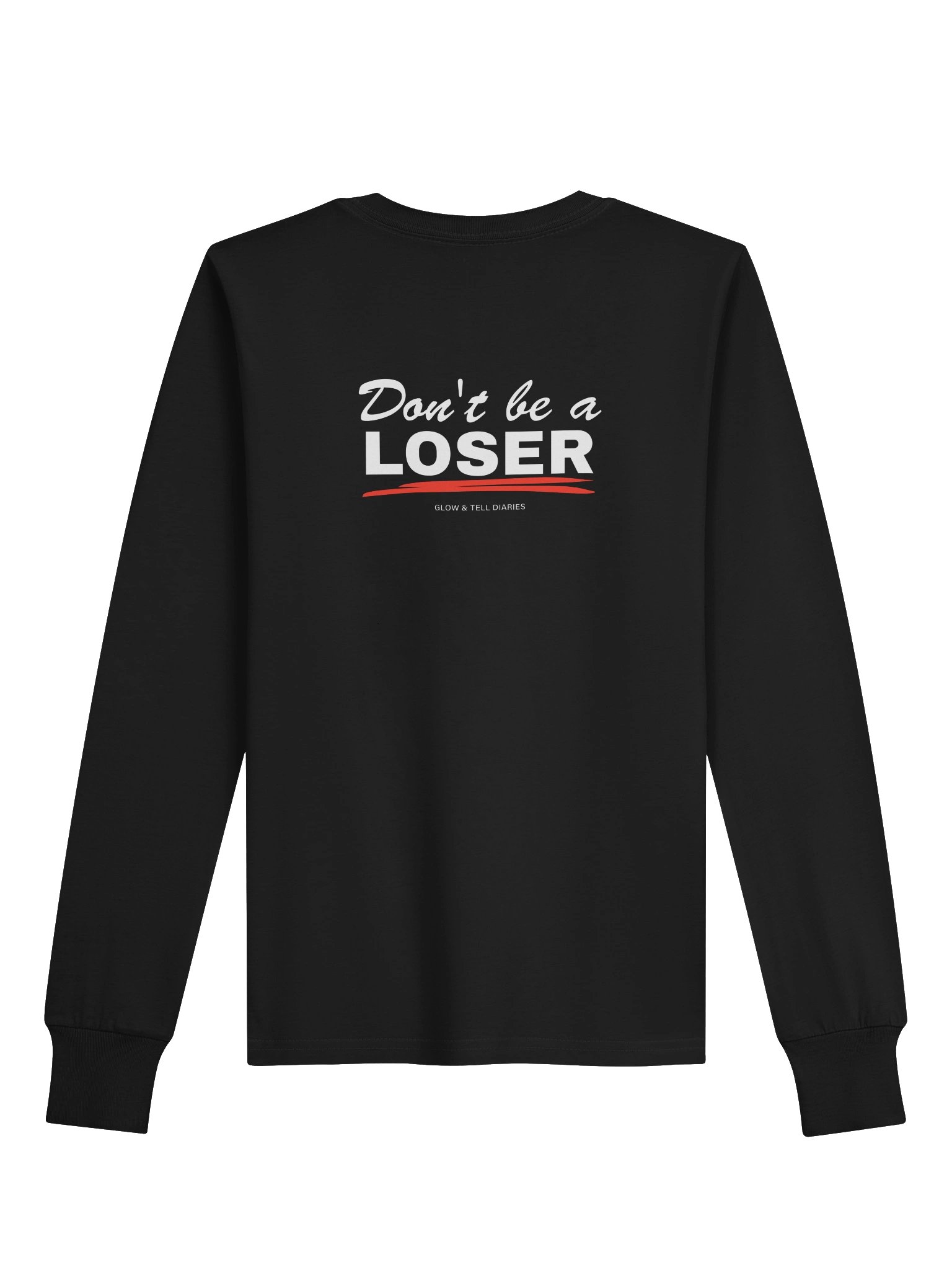 Don't be a LOSER youth unisex long sleeve product image (2)