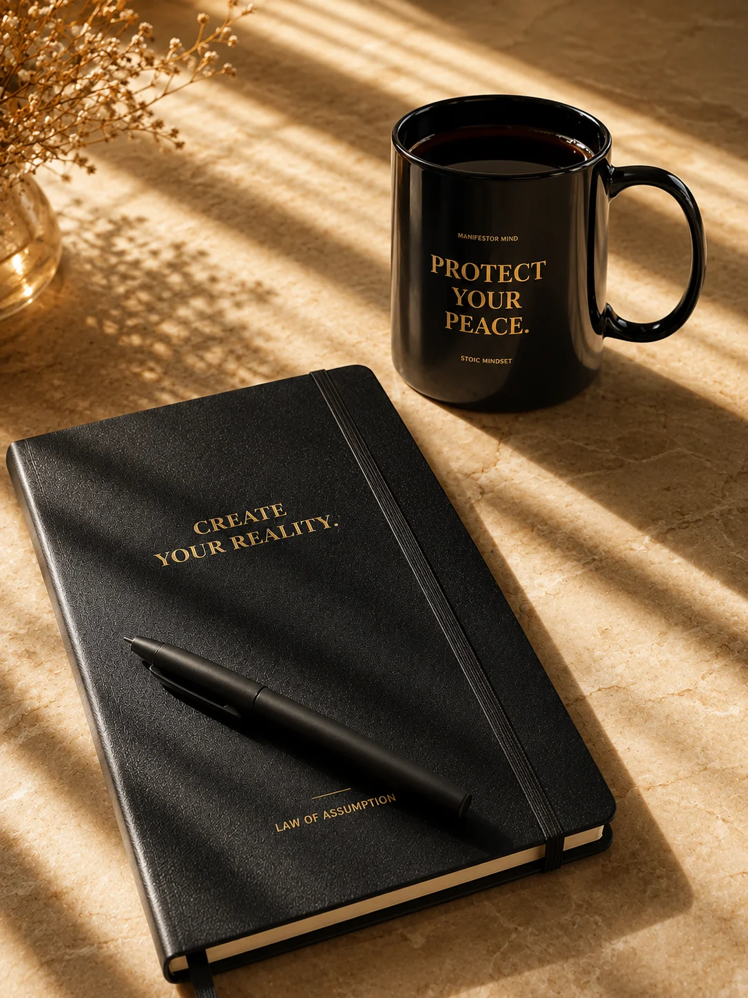 CREATE YOUR REALITY. Manifestor Scripting Journal | Law of Assumption Hardcover Notebook product image (2)
