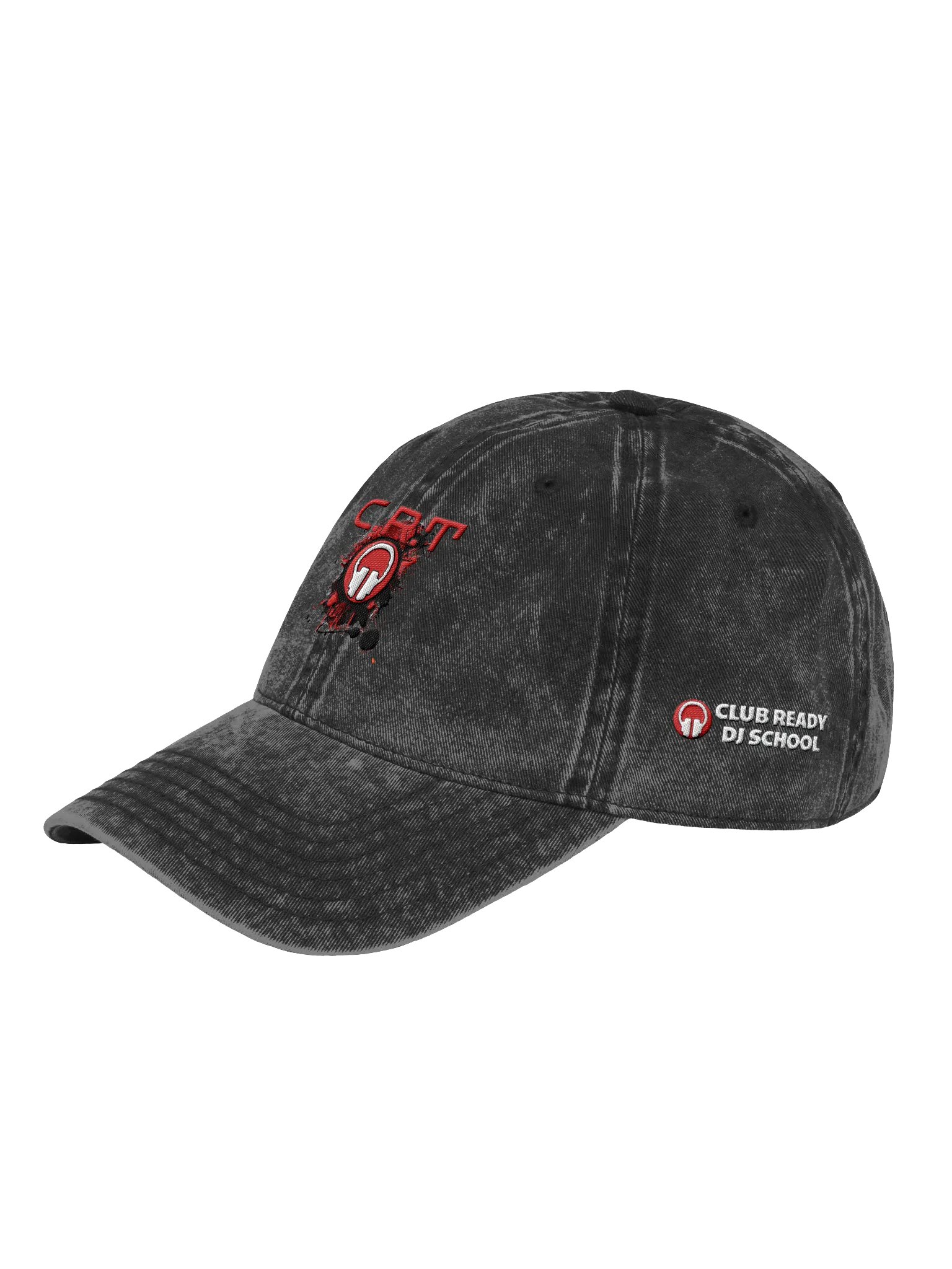 C.R.T Paint Splatter Otto® Vintage Wash Dad Hat product image (6)
