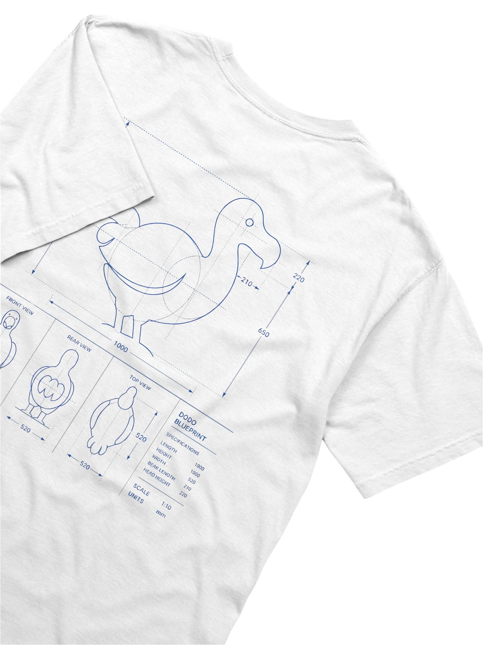 T-Shirt - Blueprint product image (6)