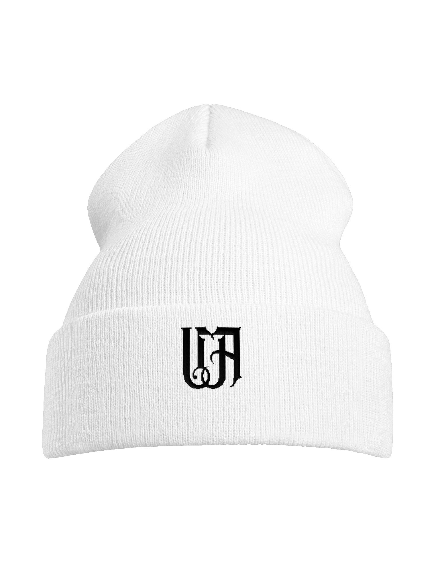 Afterhours Beanie — White / Black Logo (Unisex) product image (7)