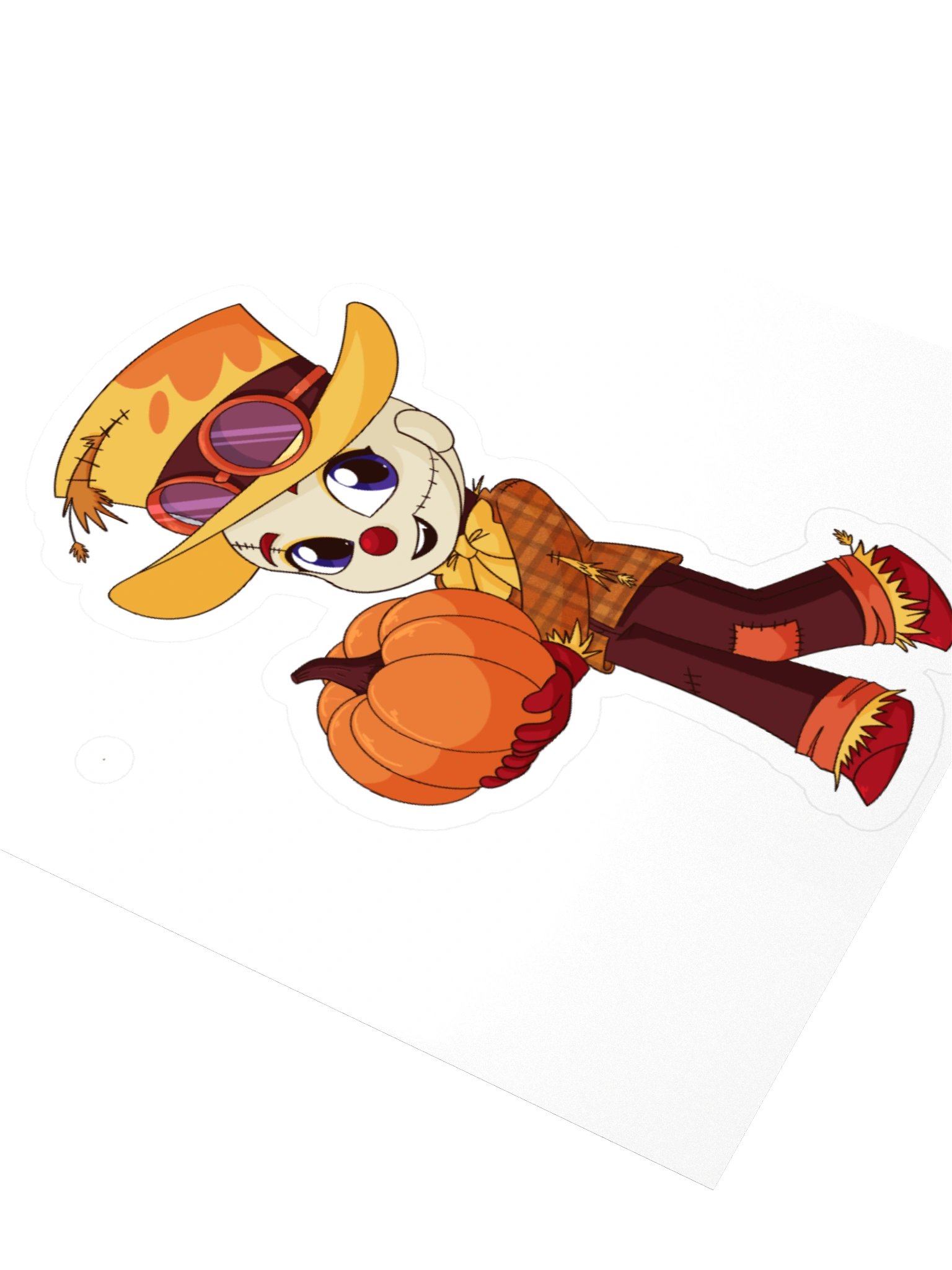 Derpy Pumpkin Sticker product image (8)