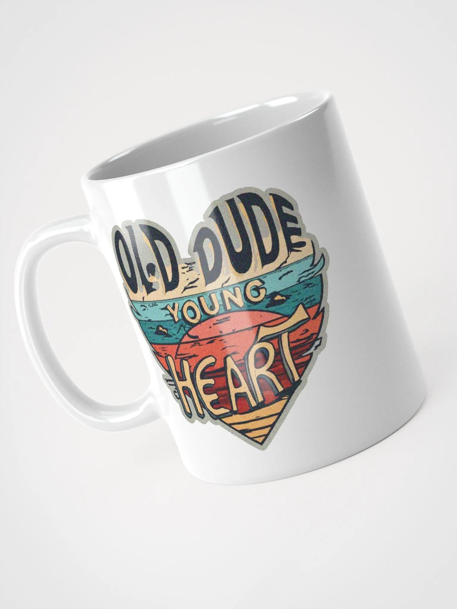 Old Dude Young Heart Mug product image (3)