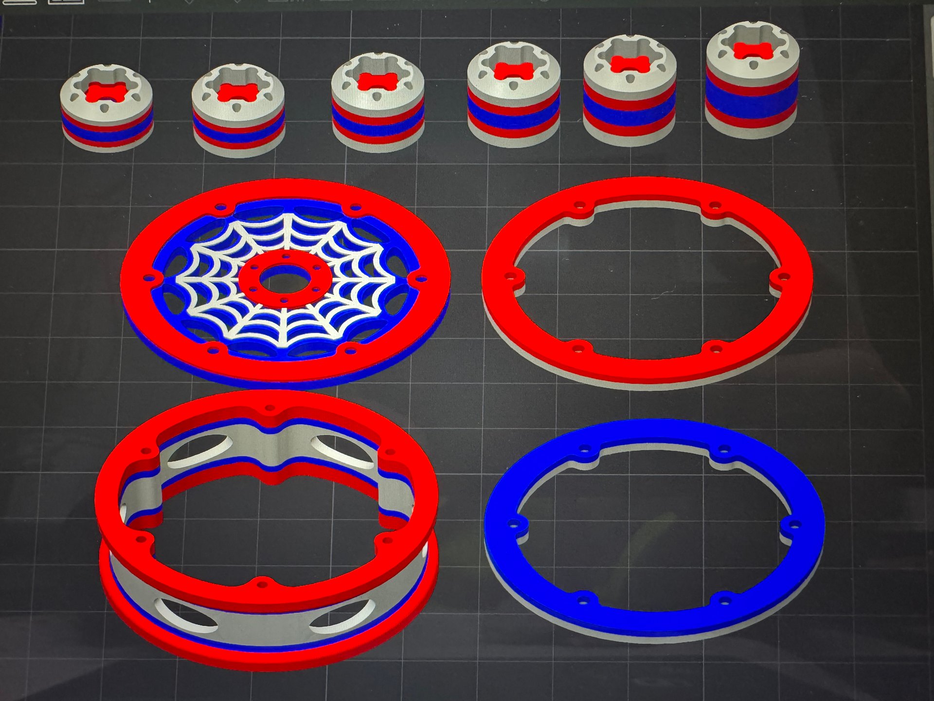 GRC3D 1.8" (Spider Web) Comp Wheels w/ Inserts product image (3)