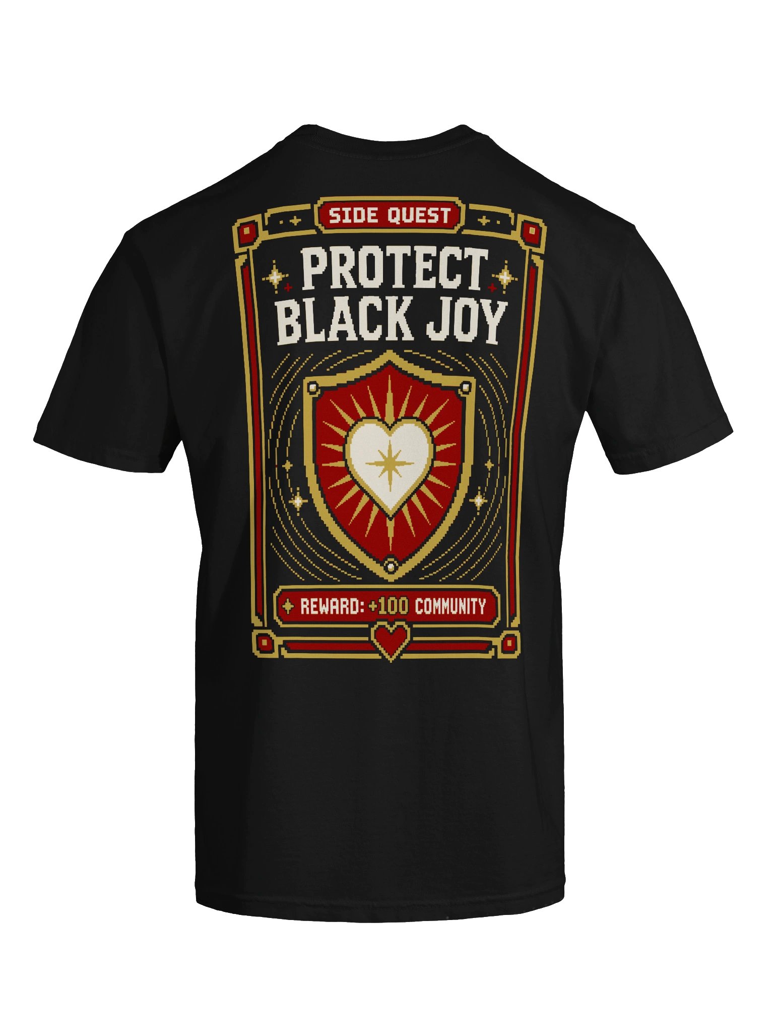 "Side Quest: Protect Black Joy" Heavyweight Tee product image (7)