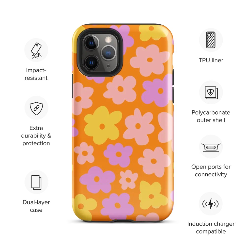 Cheerful Blooms Tough Case for iPhone® product image (28)