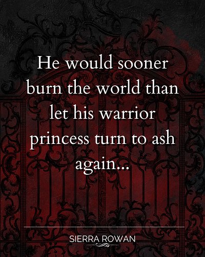 He would sooner burn the world than let his warrior princess turn to ash again...

The Vampire Rebellion series is complete! ...