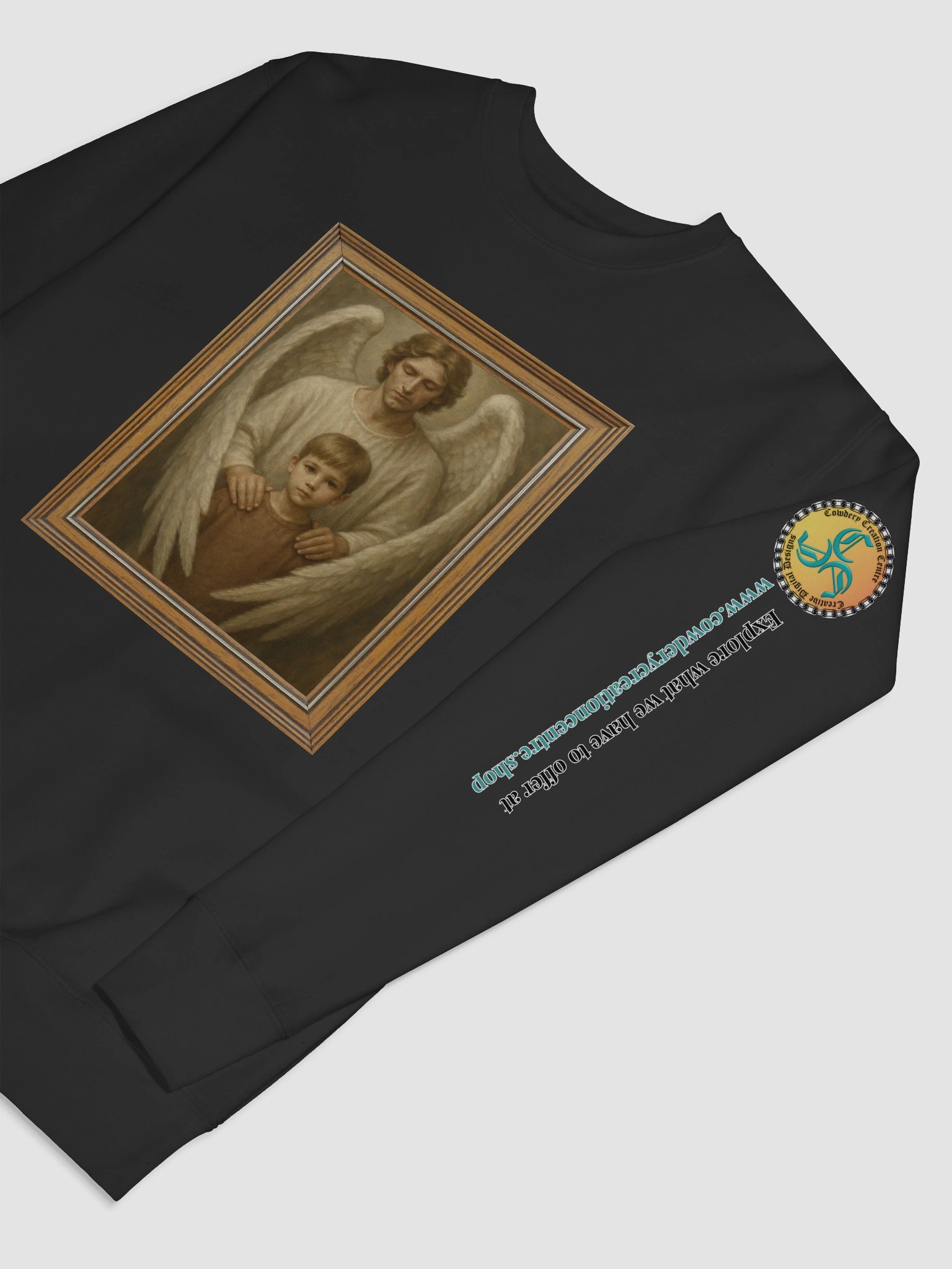 Angels Watch Over Them (Male) Cotton Heritage Premium Sweatshirt product image (21)