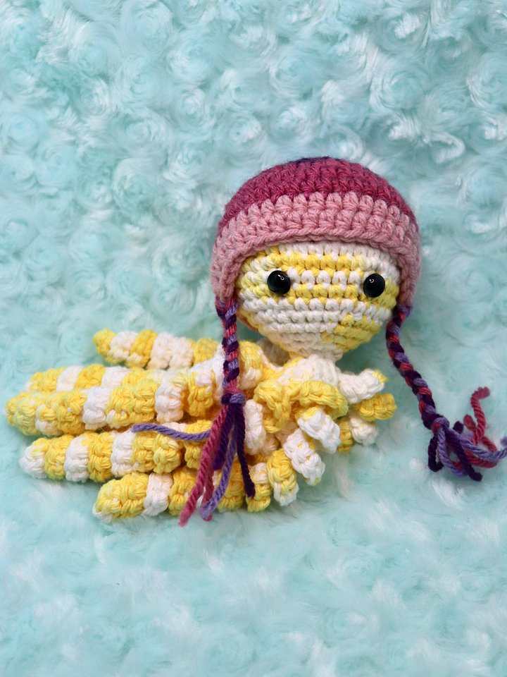 Yellow Snuggly Octopus product image (1)