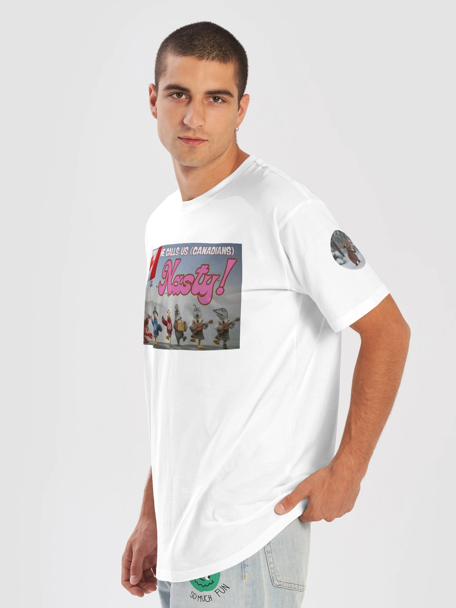 He Called Us Nasty | Essential Character Tee Heavyweight (White) product image (7)