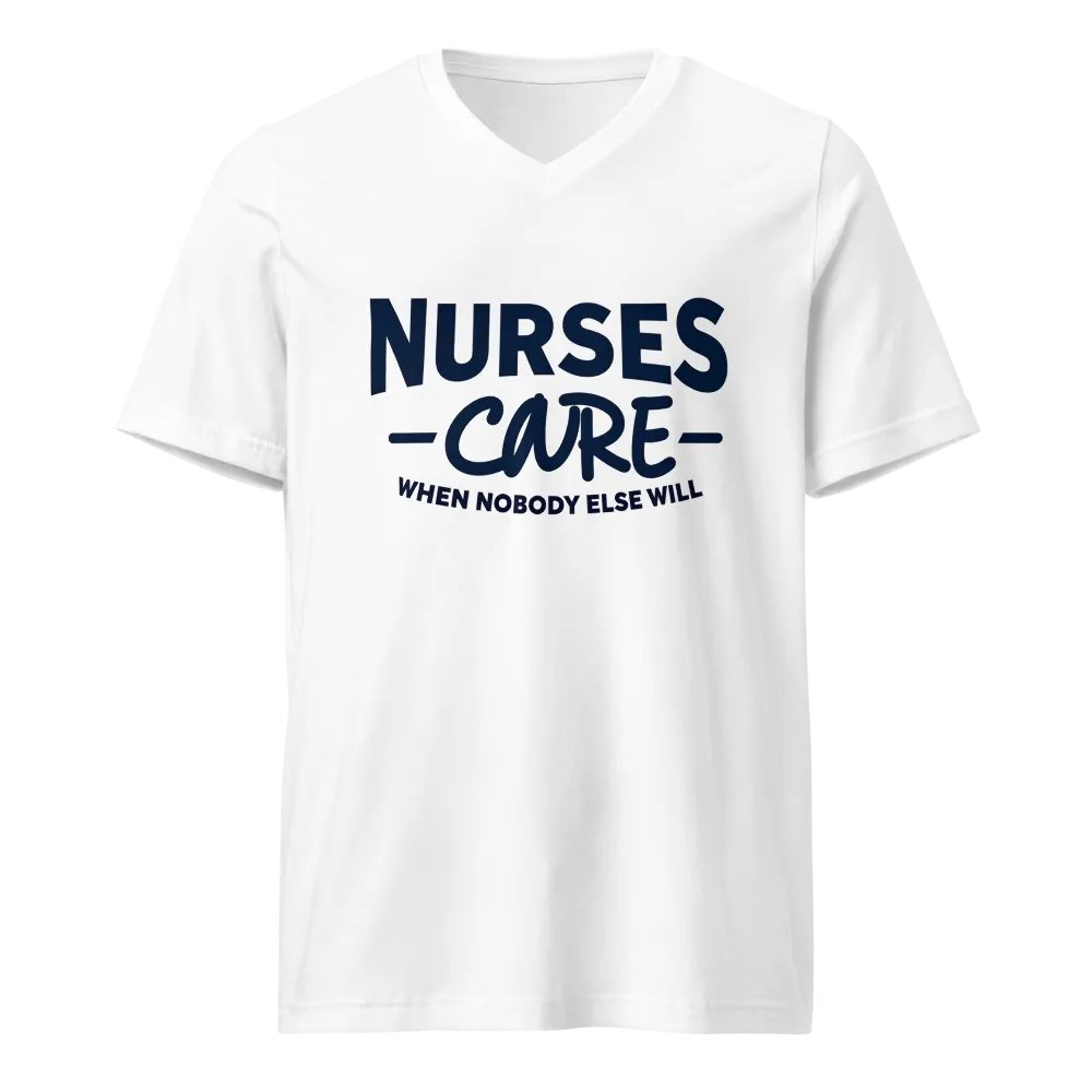 Nurse's Care V-Neck Tee product image (1)