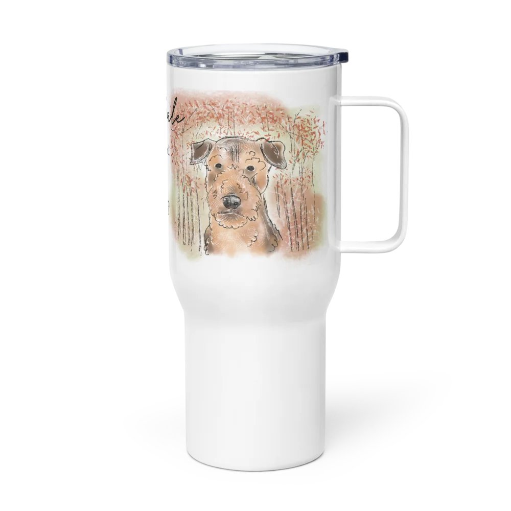Twinkling Airedale Tales Travel Mug product image (4)