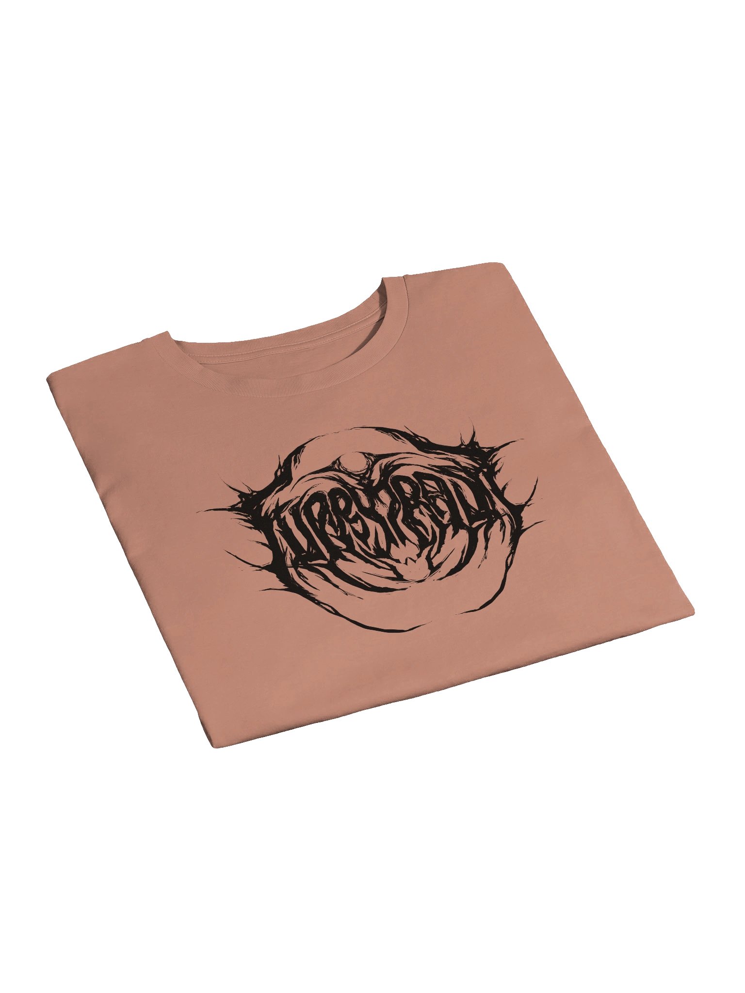 Furry Trash Crop Top – Metal Logo (Black Print) product image (35)