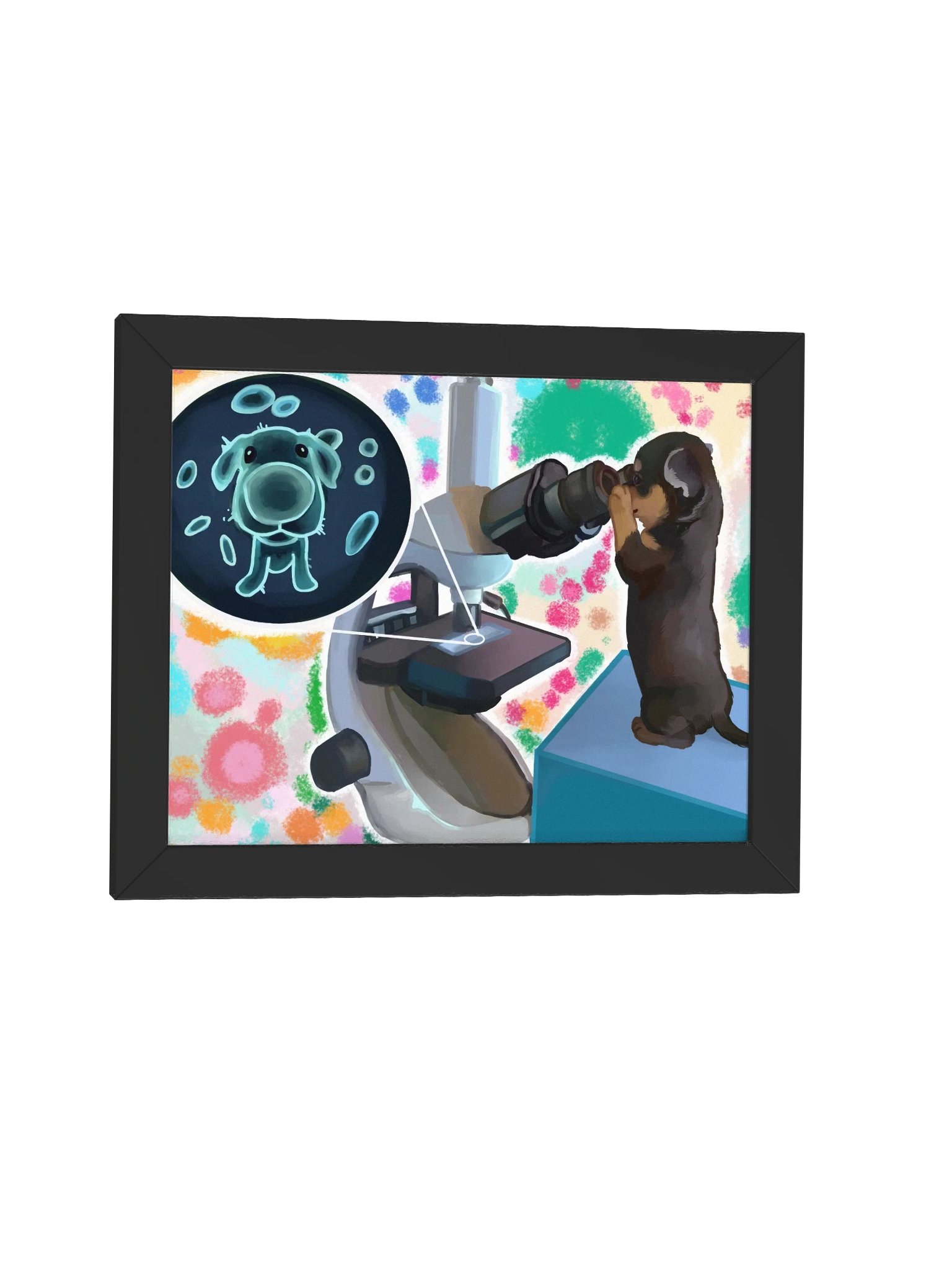 Microbiology framed poster product image (1)