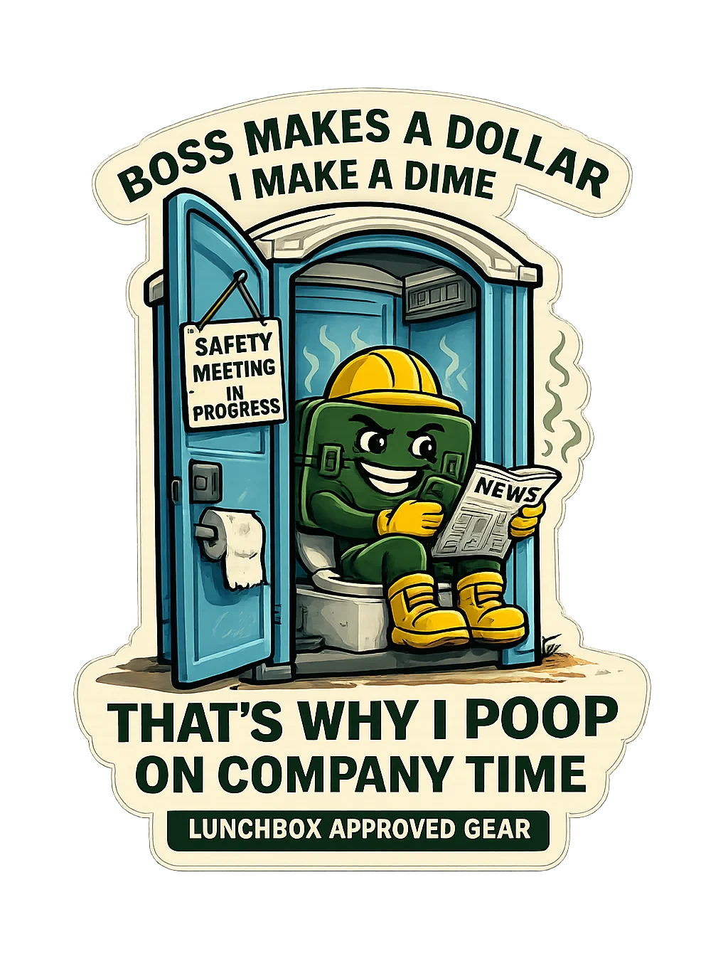 Safety Meeting in Progress Stickers product image (5)