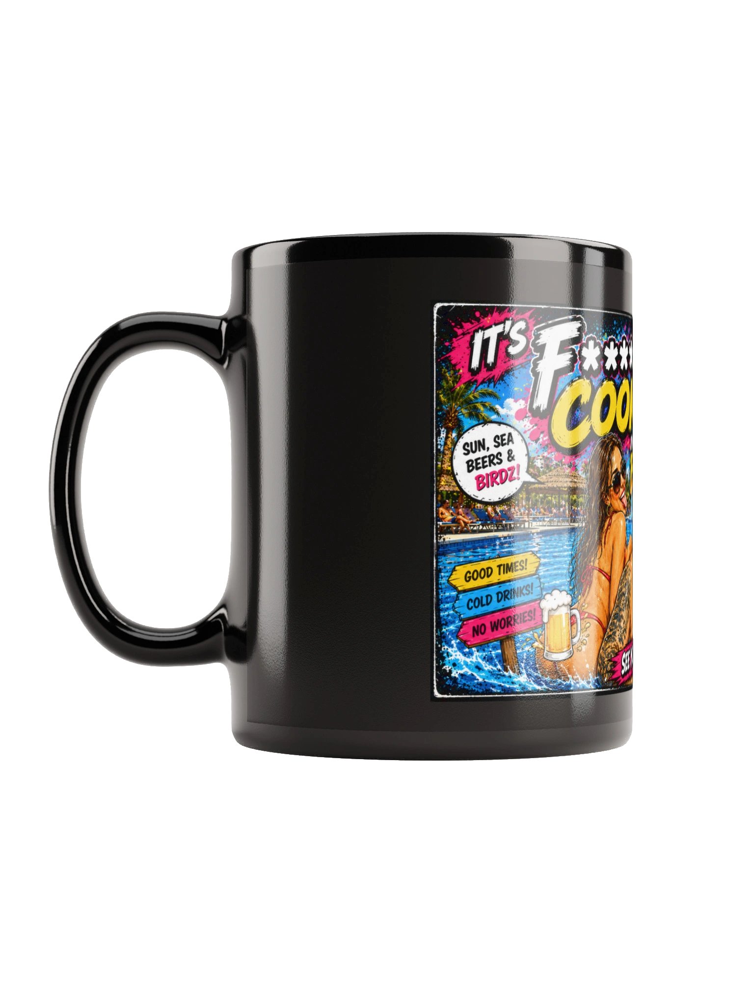 Benidorm Crazy E Cheeky Pop-Art Mug product image (1)