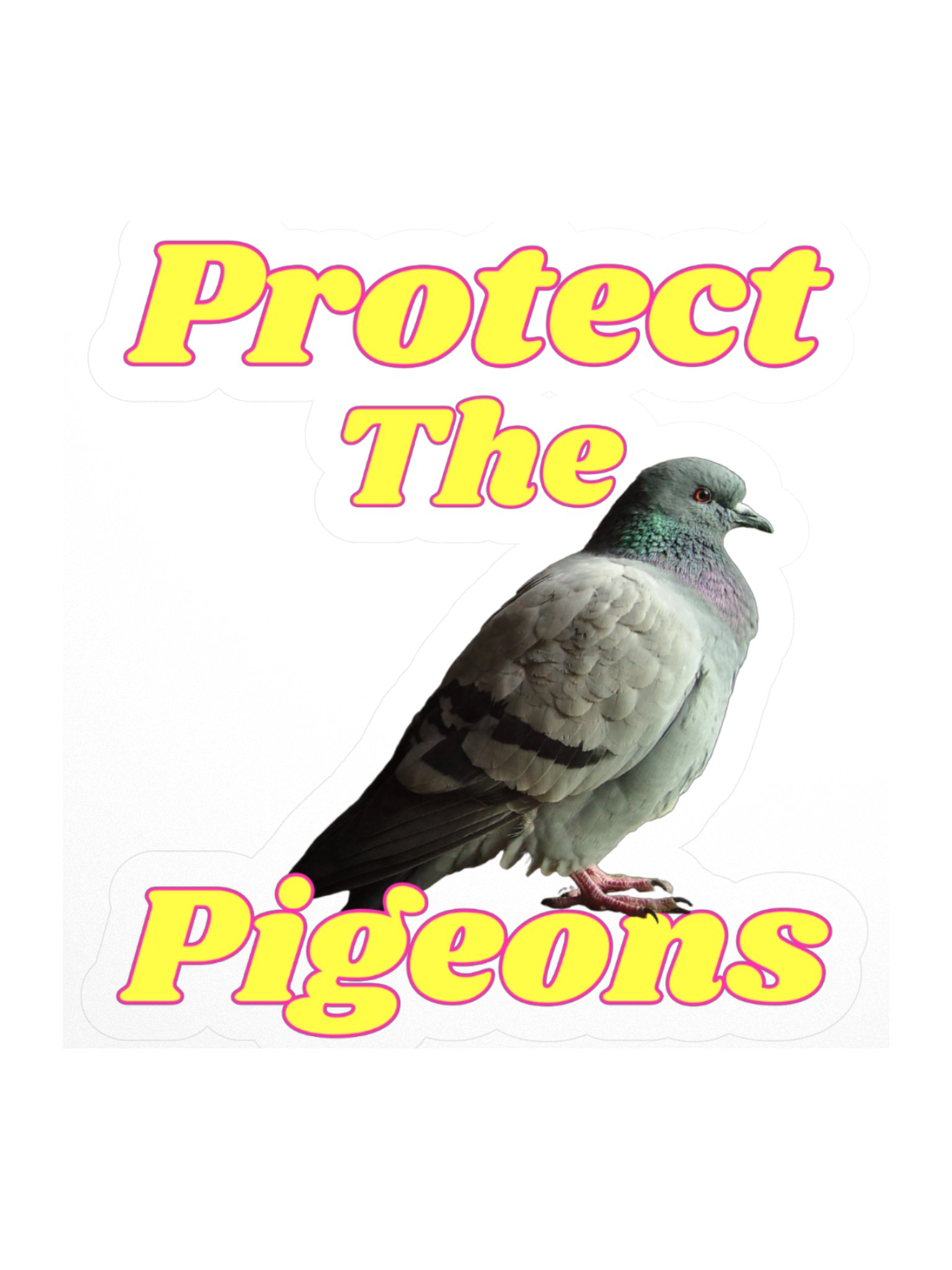 Protect The Pigeons Stickers product image (1)