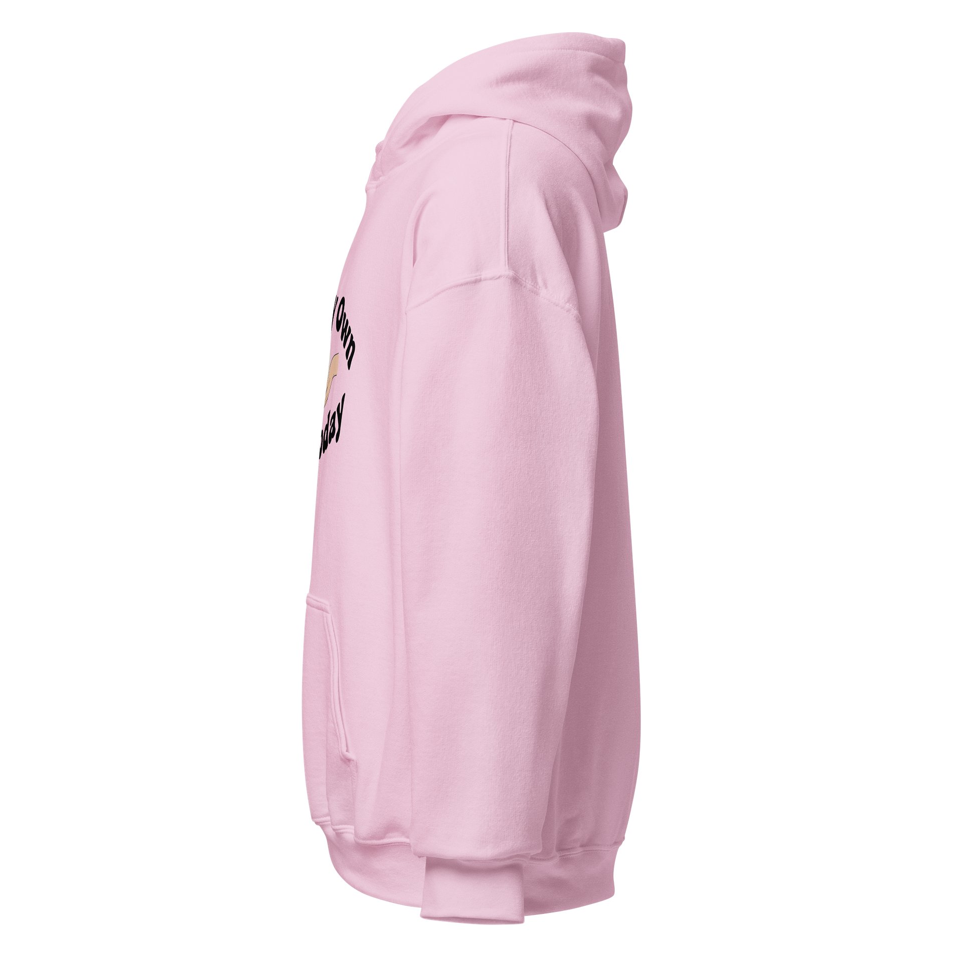 “I Met My Needs Today” Pink Classic Unisex Hoodie product image (3)