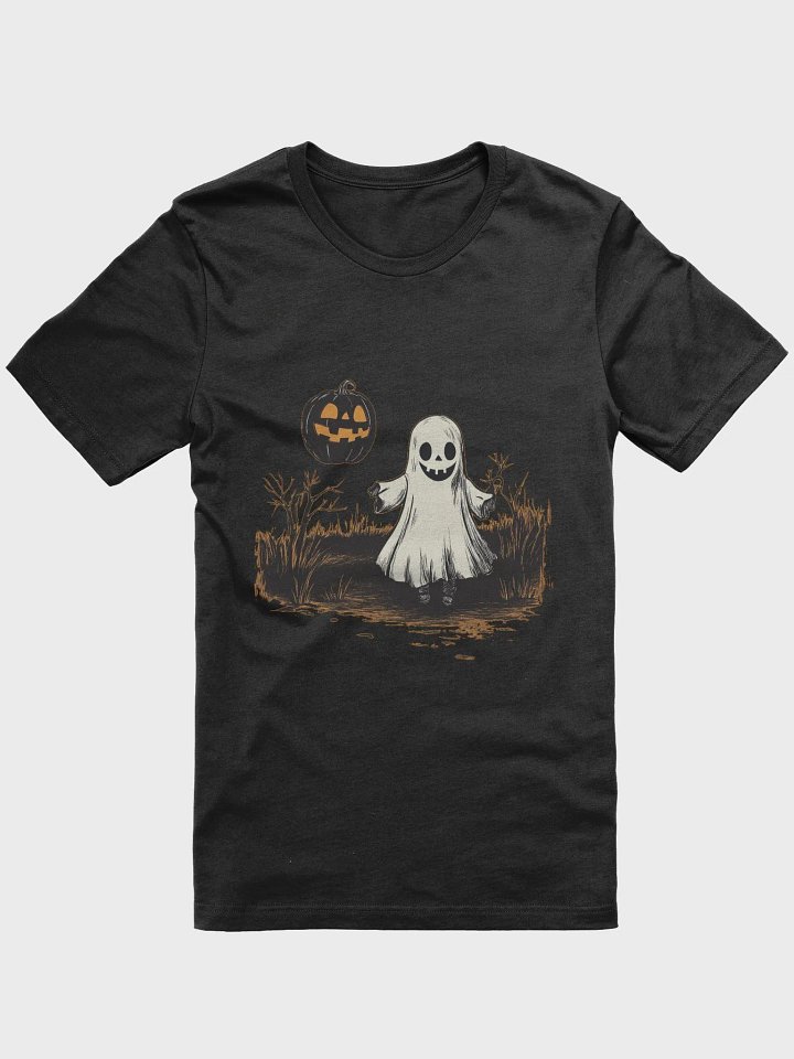Spooky Ghost (Black/White) (T-Shirt) product image (1)