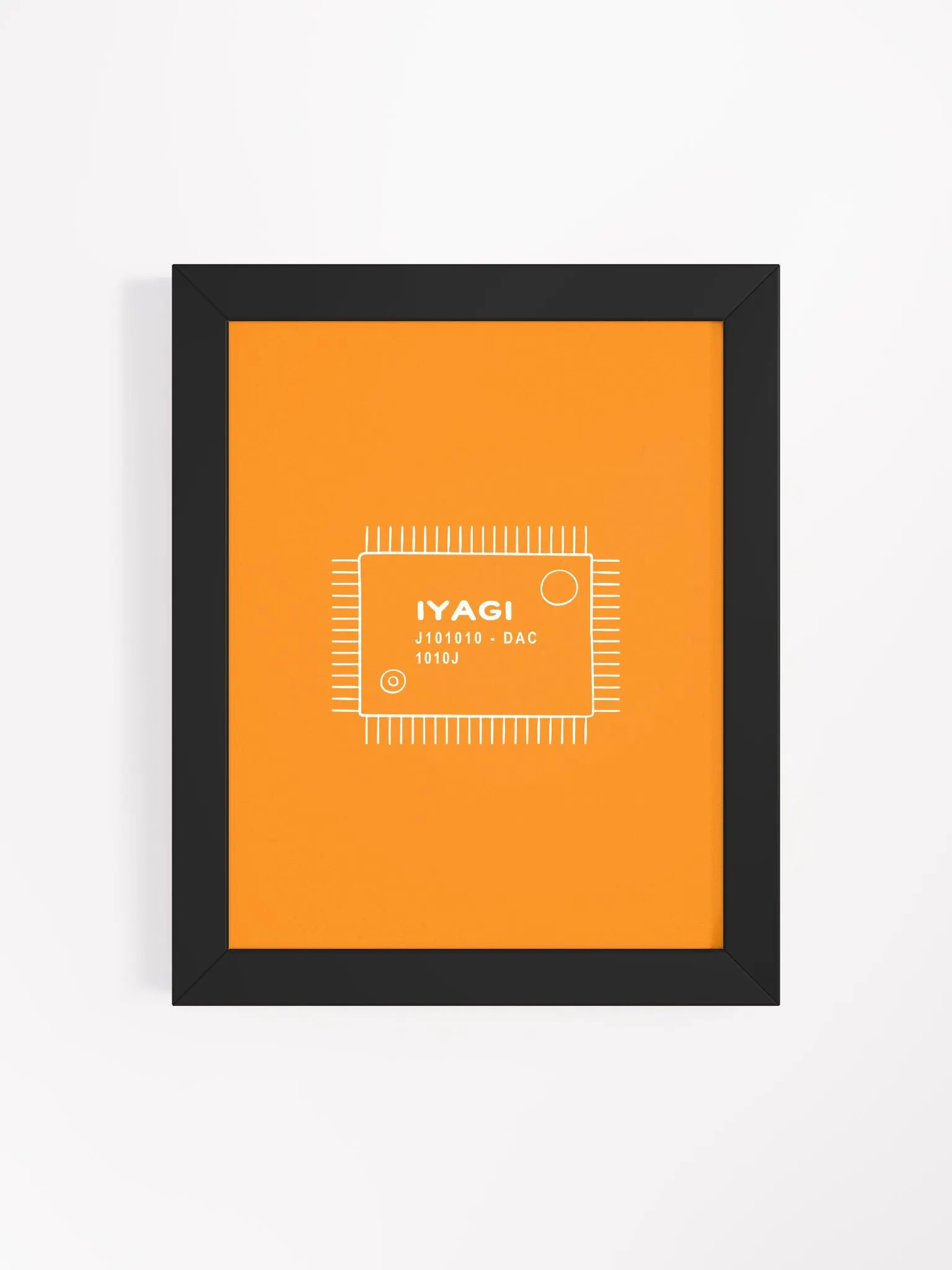 iyagi DAC Chip Framed Poster product image (124)