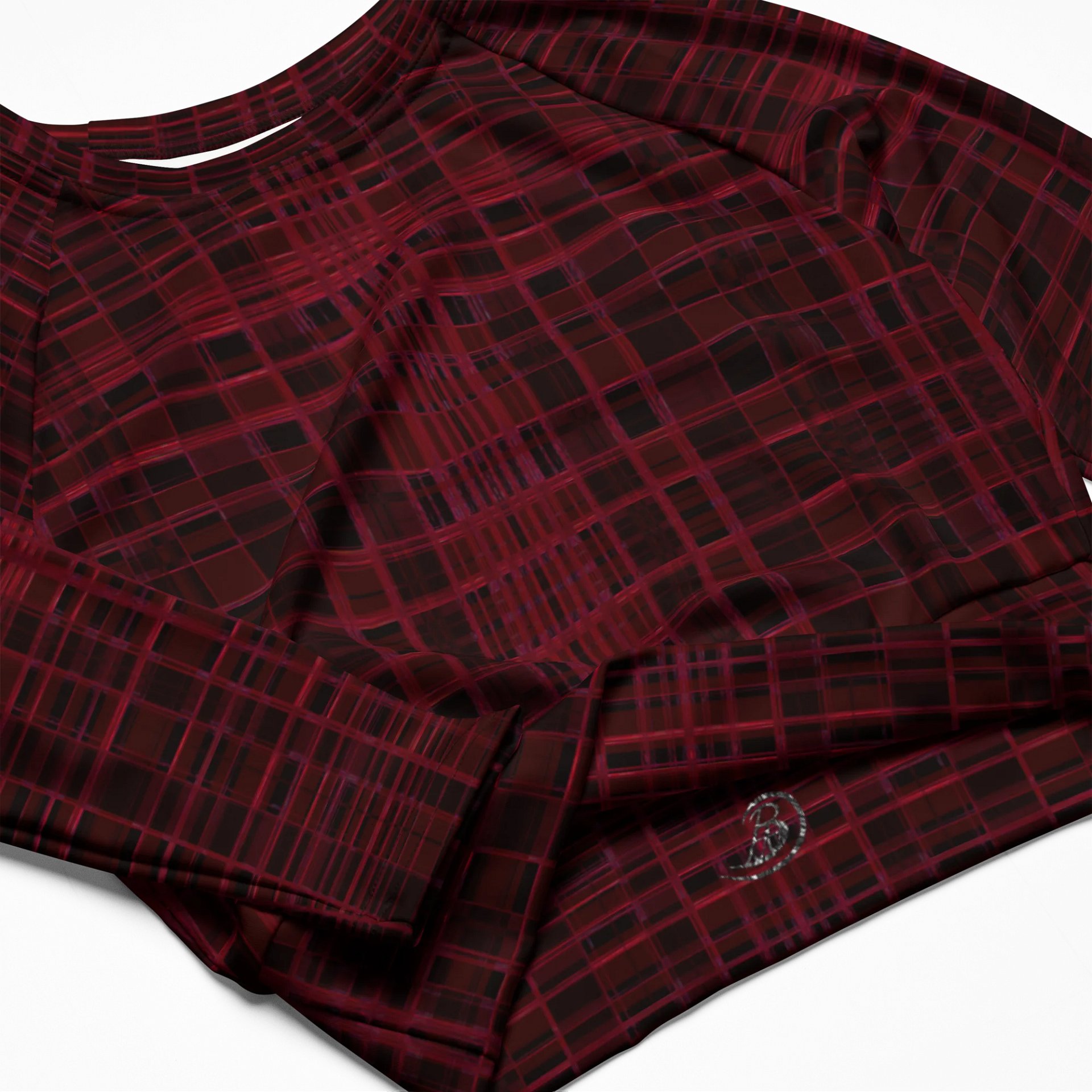 BURGUNDY DIMENSION | CROPPED TOP product image (4)