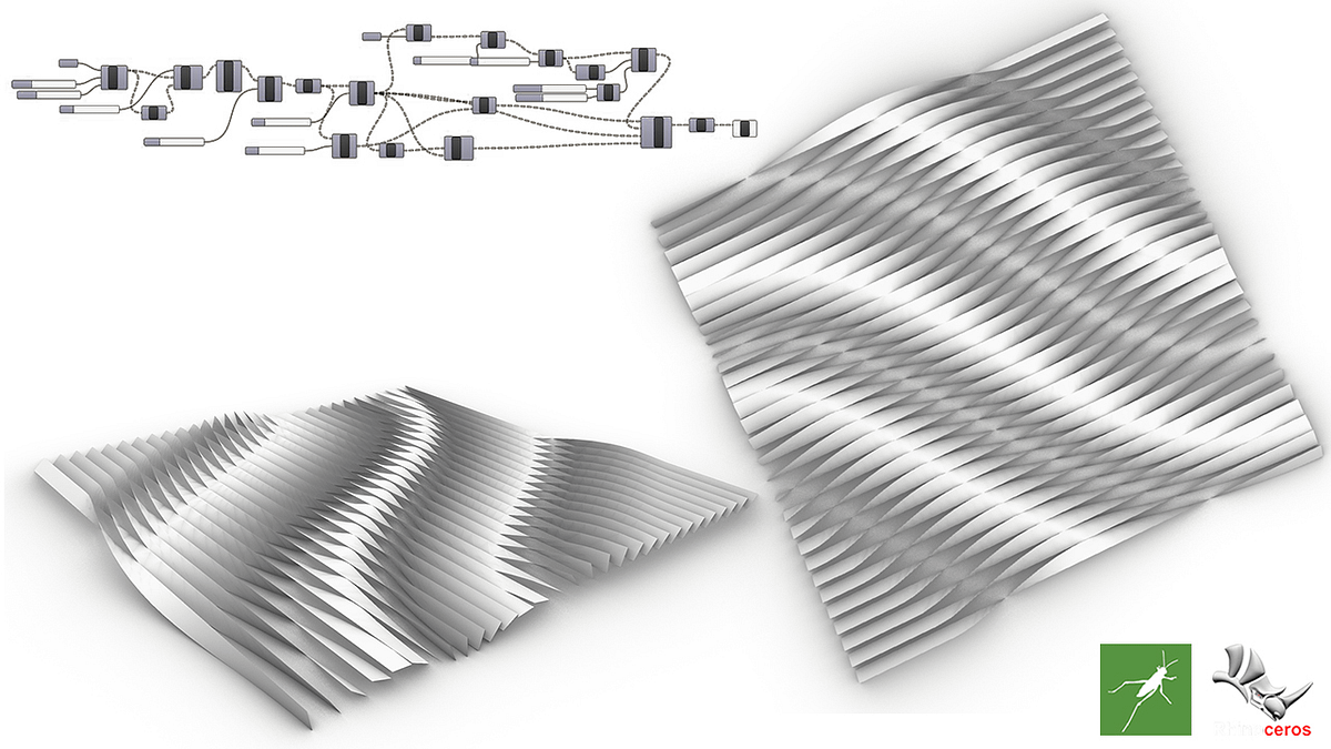 3d Parametric Louver Rotations Facade Design Grasshopper Rhino Files ...