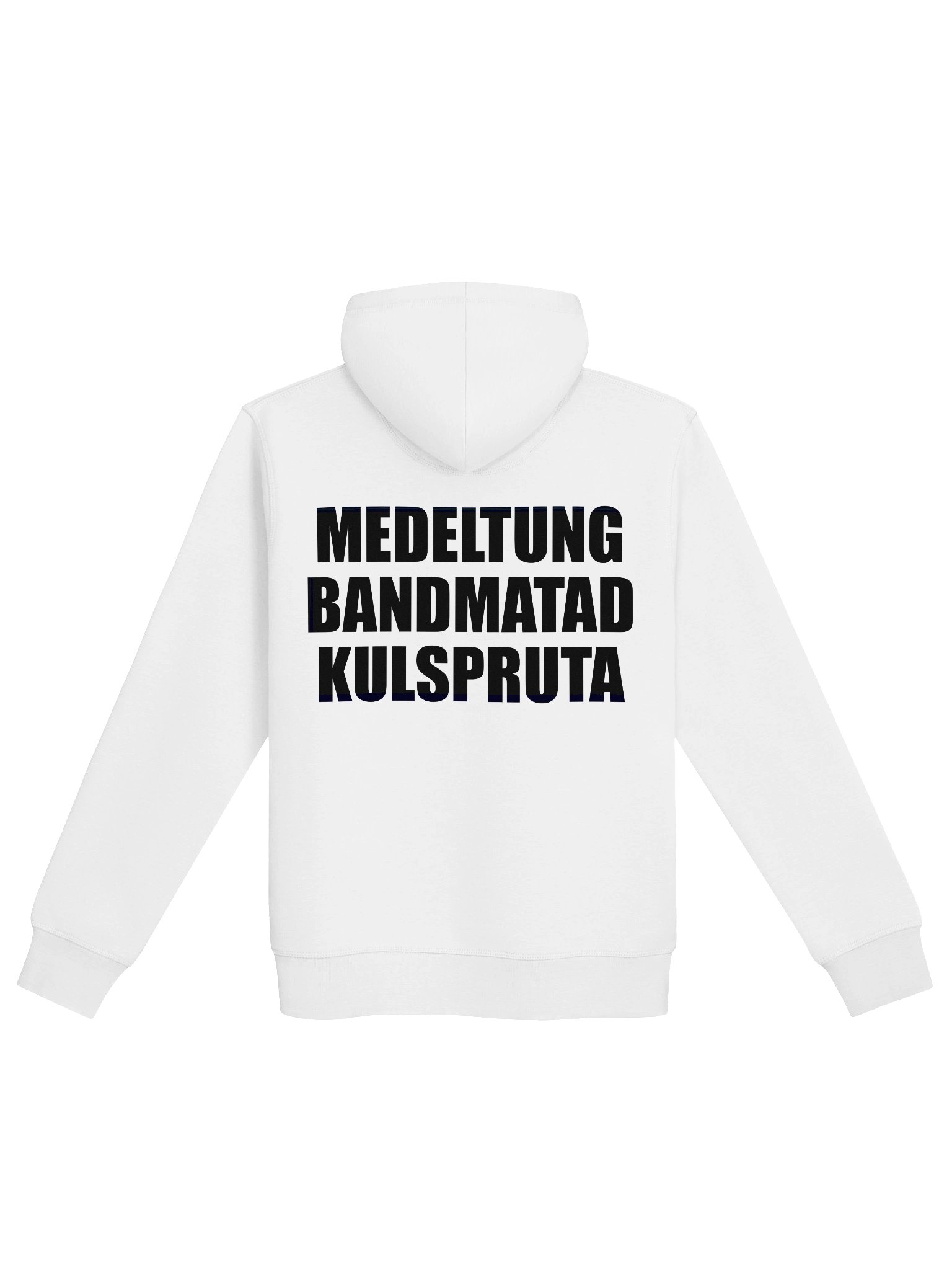 Medeltung Bandmatad Kulspruta (Organic Premium Hoodie) product image (1)