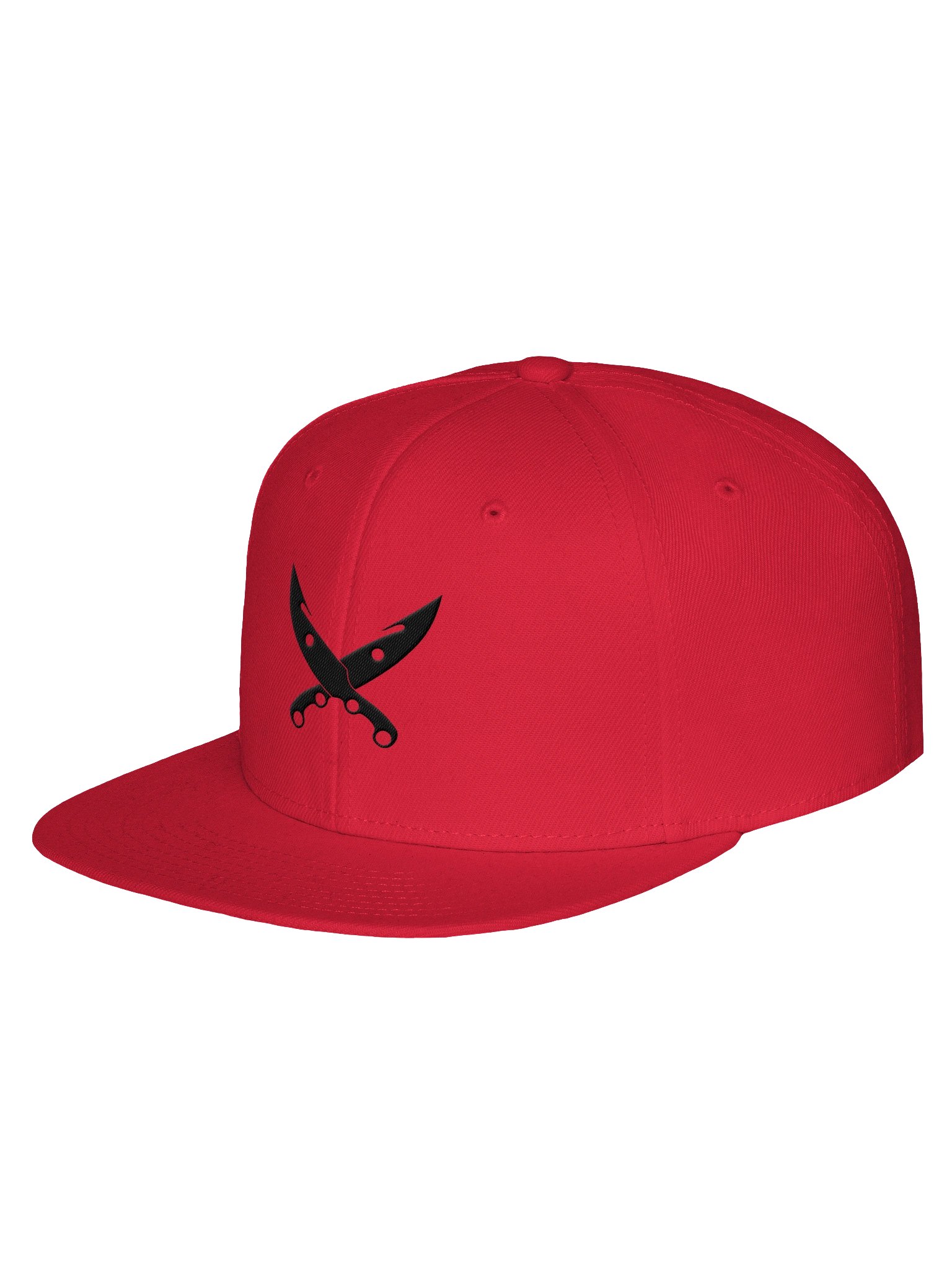 Red Crossed BaseBall Points Cap product image (2)