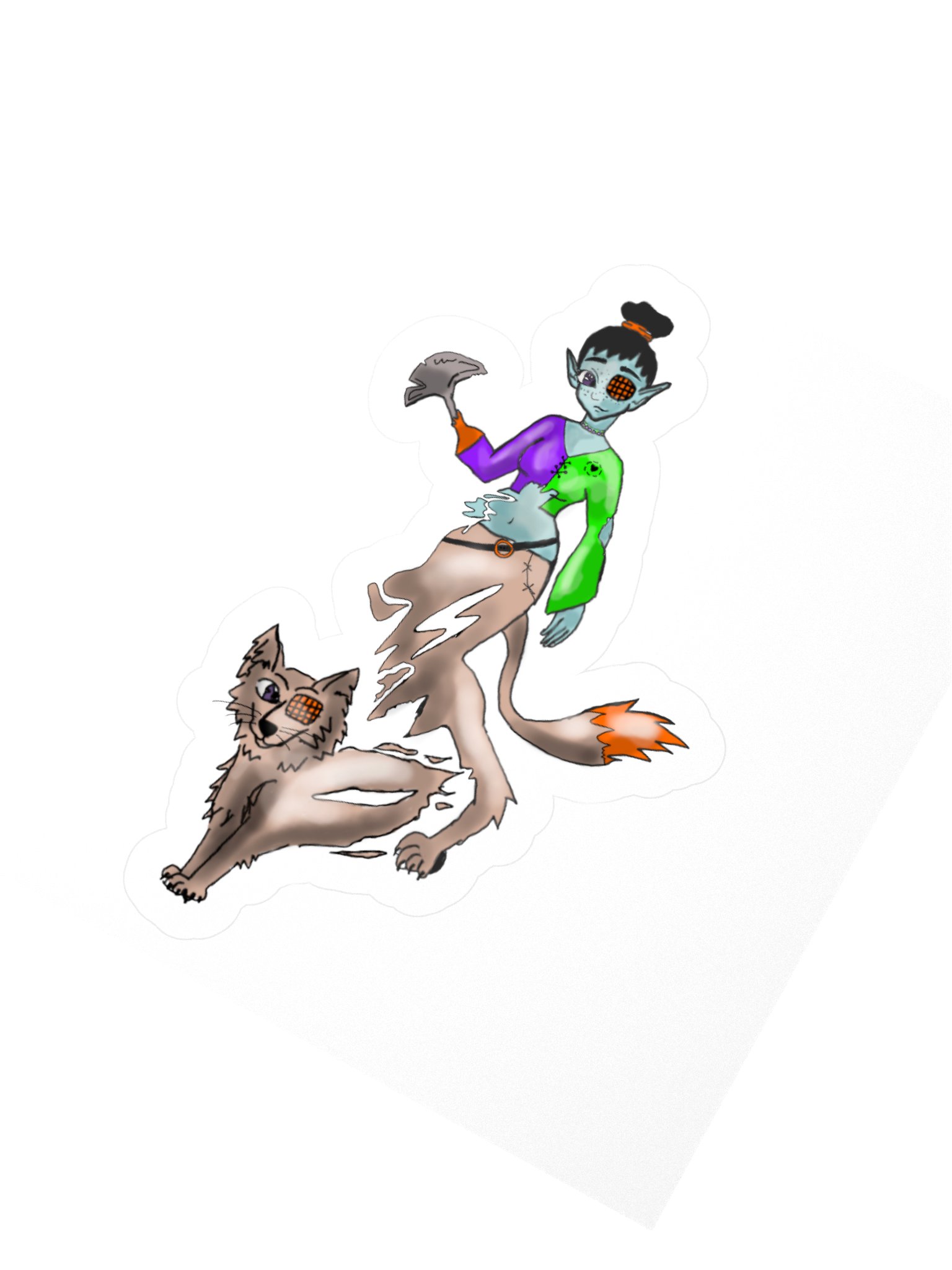 Tara Foxtail Sticker product image (5)