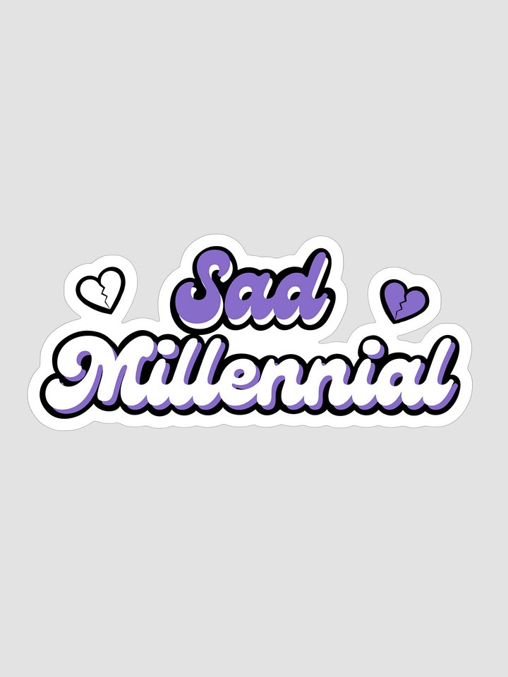 Sad Millennial Sticker product image (1)