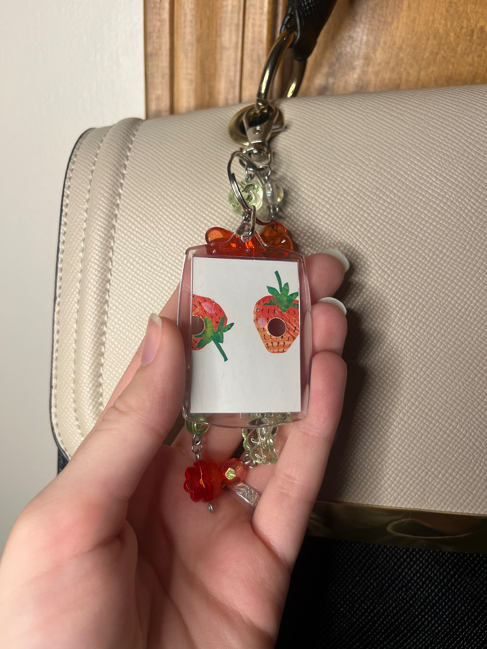 The Caterpillar's Strawberry Bag Charm product image (5)