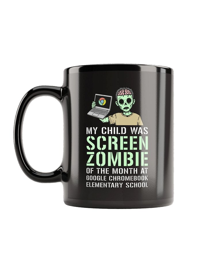 Chromebook Screen Zombie Black Mug product image (1)