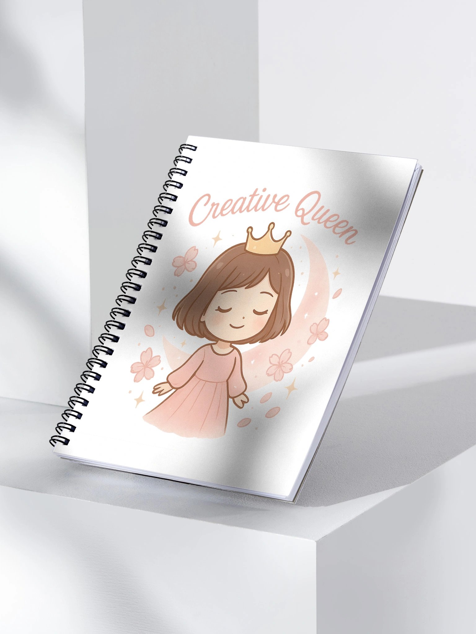 Creative Queen Notebook – Blush Pink Crown Edition product image (3)