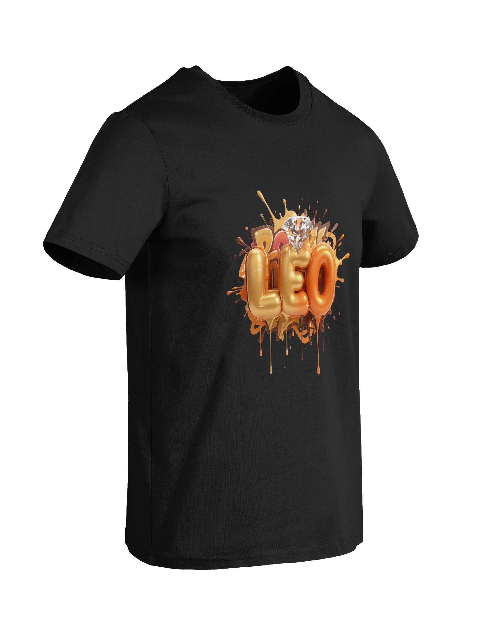 Leo Diamond Drip Graphic Tee product image (69)