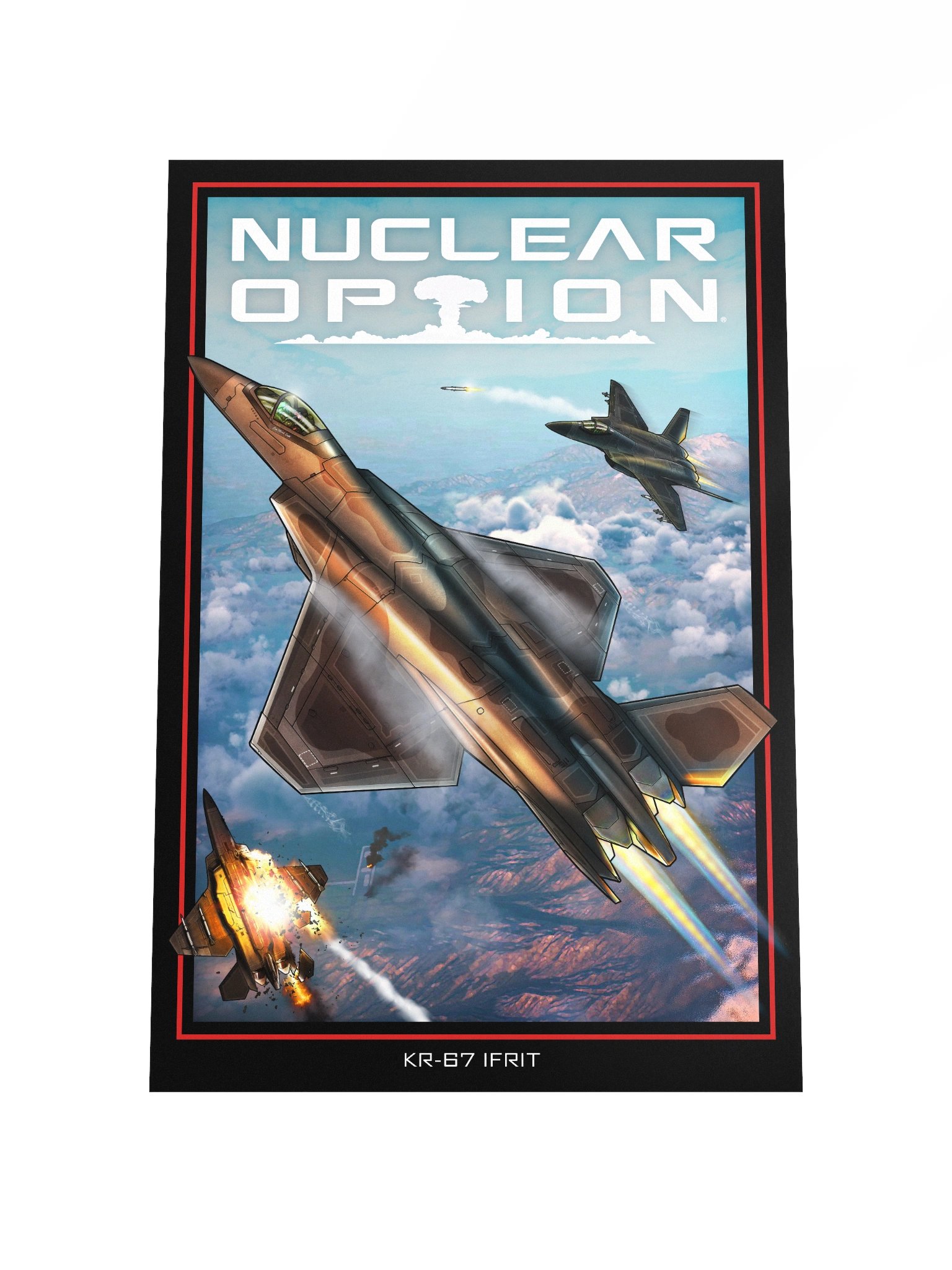 Ifrit - Grey Flat 20x30in Poster product image (4)