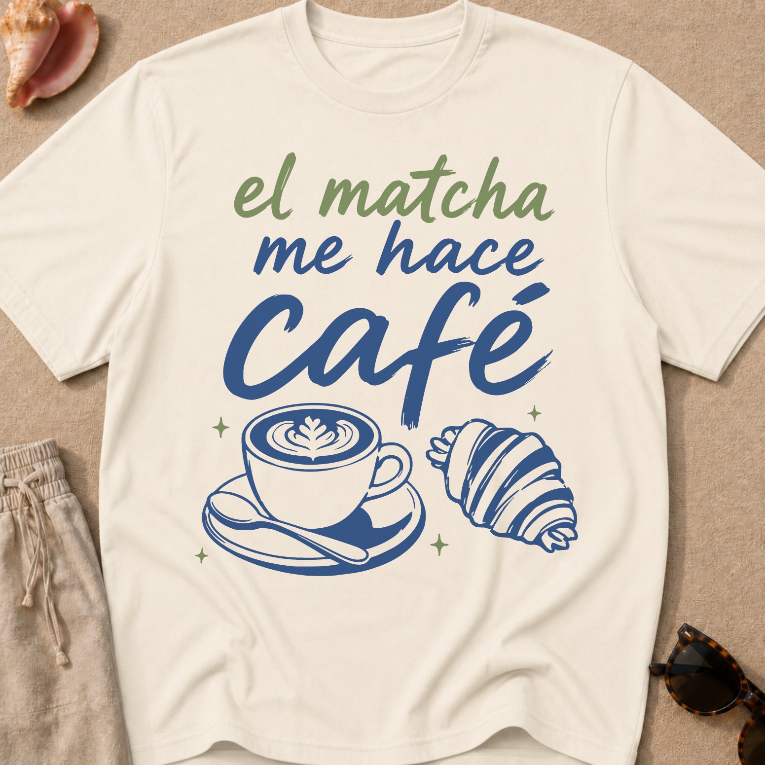 El Matcha Me Hace Café Camiseta Unisex product image (1)