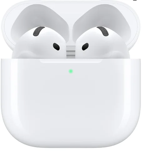 Apple AirPods 4 Wireless Earbuds, Bluetooth Headphones, Personalized Spatial Audio, Sweat and Water Resistant, USB-C Charging Case, H2 Chip, Up to 30 Hours of Battery Life, Effortless Setup for iPhone product image (2)