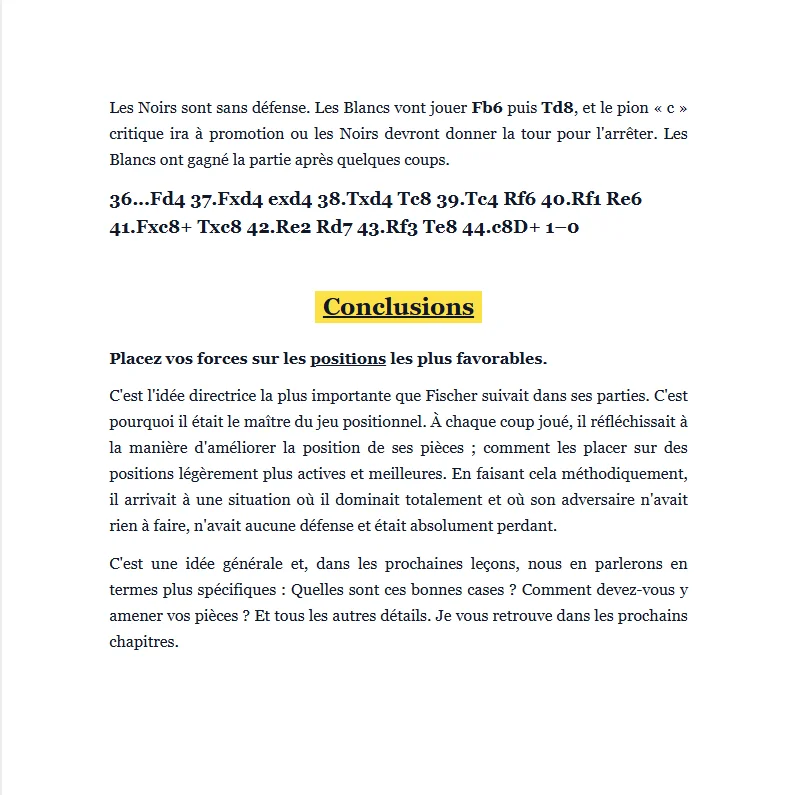 Jouez comme Bobby Fischer : Décryptez le Code du 11ème Champion du Monde product image (8)